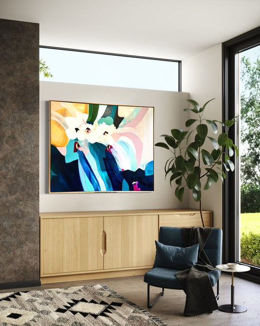 "Melting the Morning Dew"-123 X 153 CM