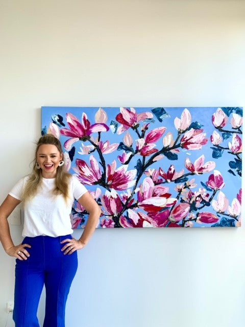 *SOLD* ORIGINAL ARTWORK - "MAGNOLIA" - 92x153cm