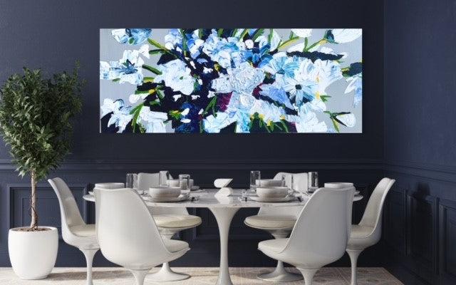 ORIGINAL ARTWORK - "Happiness Blooms From Within" - 60x153cm