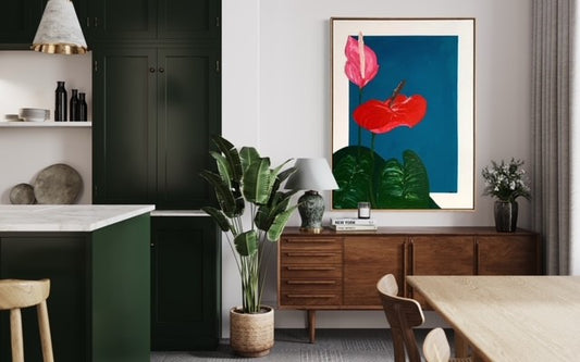 ORIGINAL ARTWORK-"LILY POND"-93x123cm