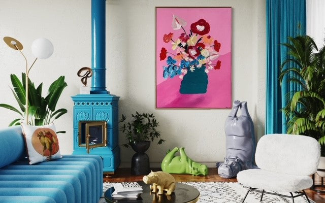 ORIGINAL ARTWORK-"TUTTI FRUTTI'-93x123cm