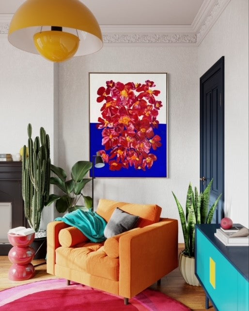 ORIGINAL ARTWORK-"Madison Square Garden"-93x123cm