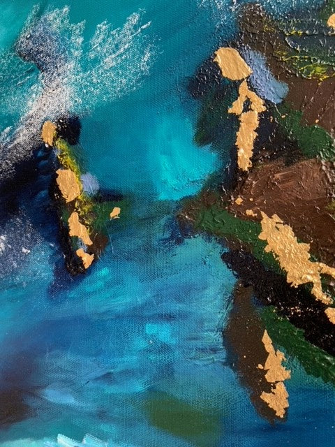 **SOLD** ORIGINAL ARTWORK - "DRIFT AMONG THE WASH" - 102x152cm