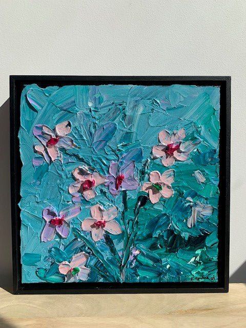 ORIGINAL MINI ARTWORK "THE LEFTOVERS"-33x33cm