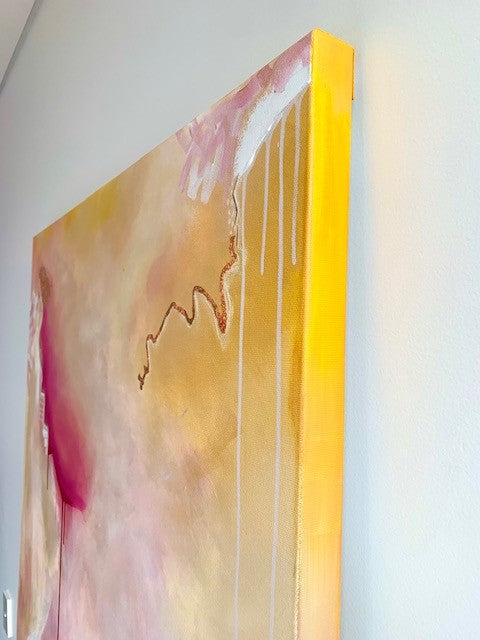 ORIGINAL ARTWORK - "Rosé Made Me Do It" - 91x153cm