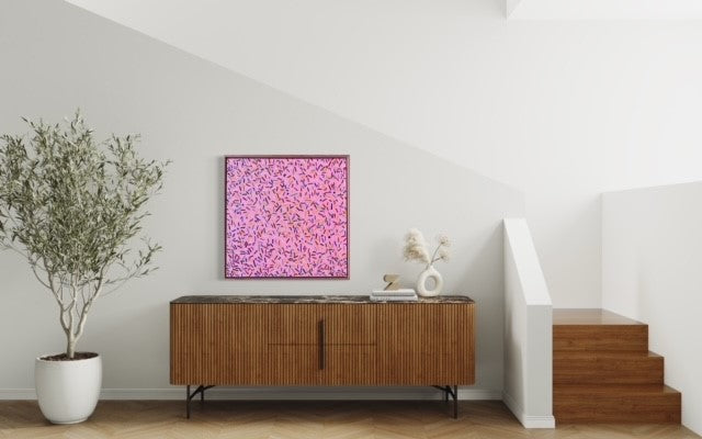 ORIGINAL ARTWORK - "CALIFORNIA DREAMING" - 67x67cm