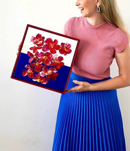 ORIGINAL MINI ARTWORK-"MSG MINI"-33x33cm