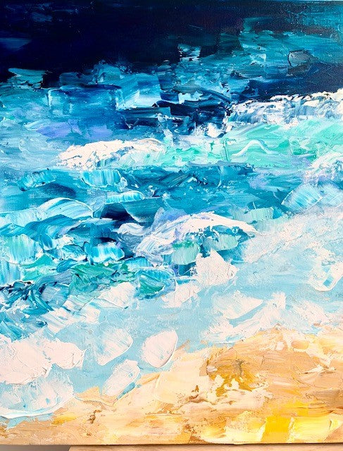 **SOLD** ORIGINAL ARTWORK - "POINT BREAK" - 102x153cm