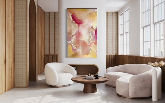 ORIGINAL ARTWORK - "Rosé Made Me Do It" - 91x153cm