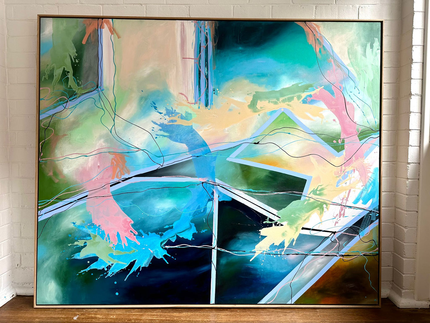 "Down by the Billabong"- 183 x153 CM