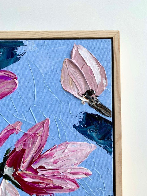 **SOLD** ORIGINAL ARTWORK - MIDI "MAGNOLIA" - 64x64cm